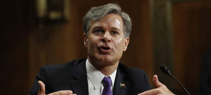 Ο νέος διευθυντής του FBI: Δεν έχω ενδείξεις για ρωσική ανάμειξη στις εκλογές των ΗΠΑ